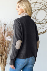 Heimish Women's Long Sleeve V-Neck Button-Down Cardigan with Pockets
